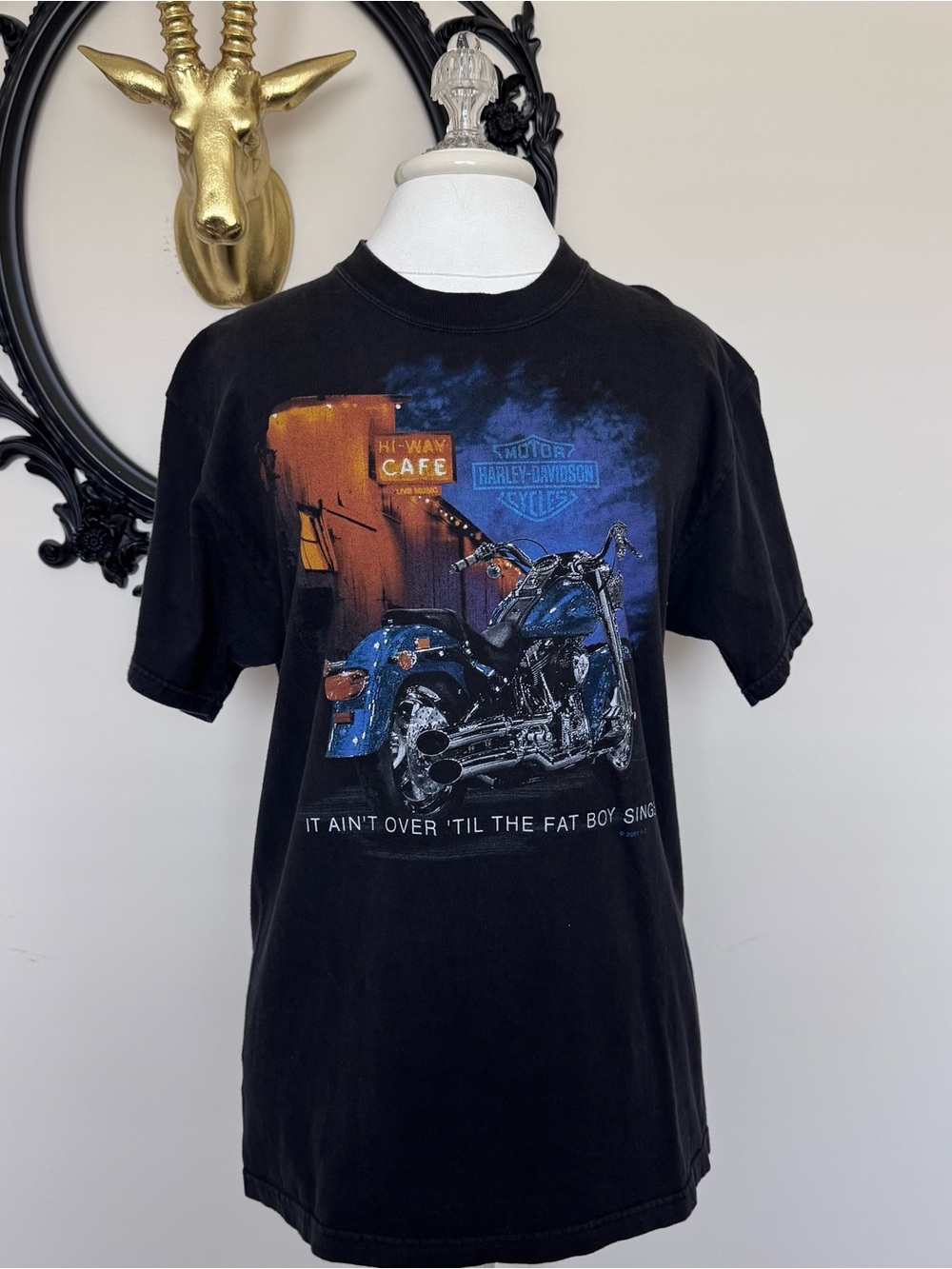 Harley-Davidson Black Motorcycle Graphic Tee